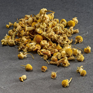 Chamomile: Loose leaf chamomile tea flowers from Egypt