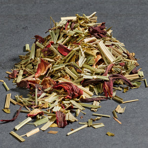 Refresh: Loose leaf lemongrass, hibiscus leaves, peppermint