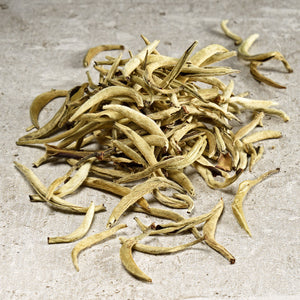 Silver Needle: Loose leaf white tea buds from Fujian, China
